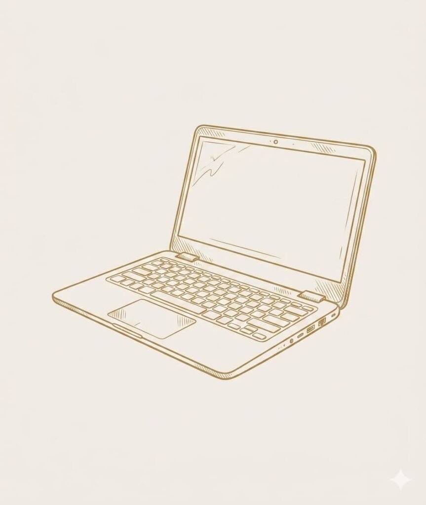 ilustración-lineal-laptop