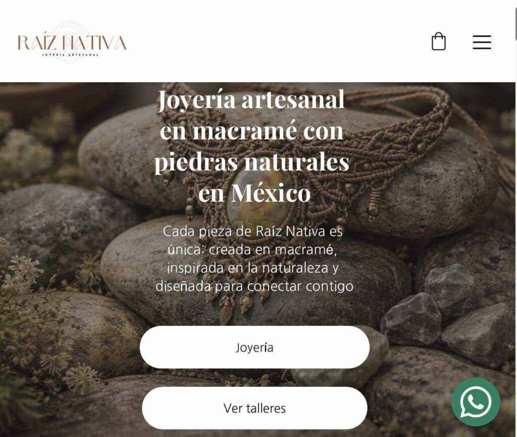 captura-pantalla-joyeria-Portafolio de Diseño web
